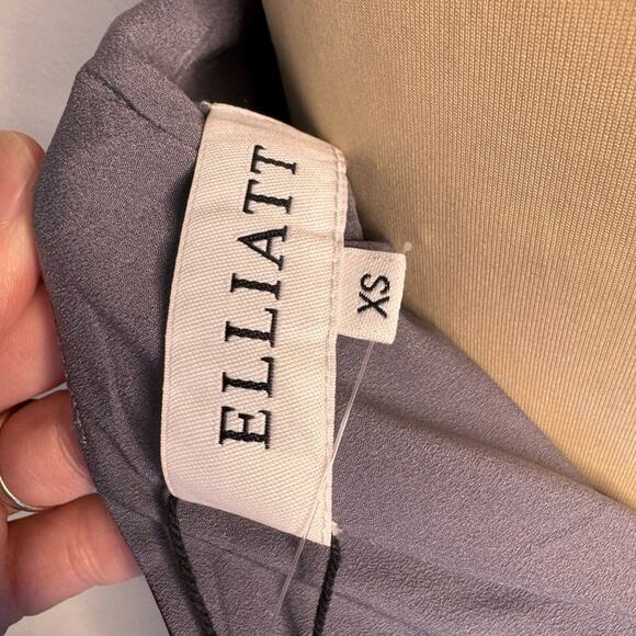 Revolve Elliatt Gray Halter Asymmetrical Dress - Picture 8 of 9